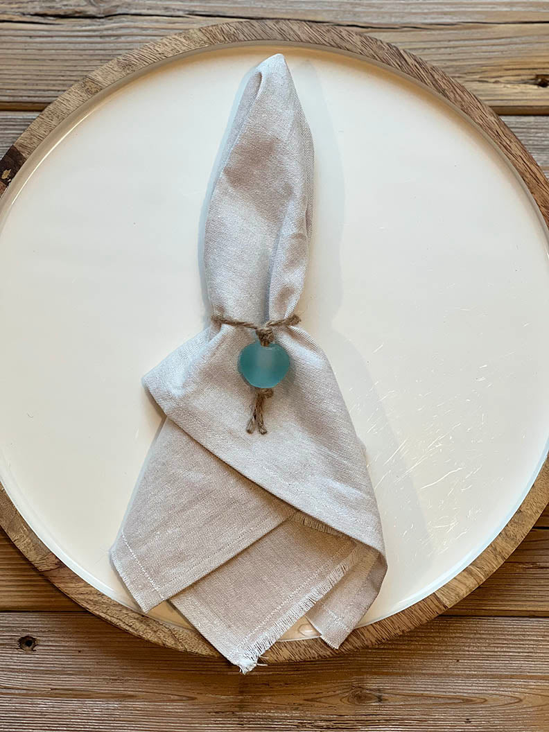 Recycled Glass Ornaments/Napkin Ring