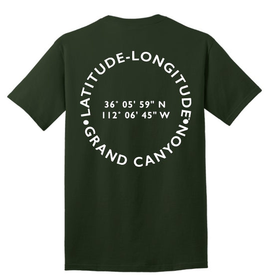 Grand Canyon Lat-Long Tshirt