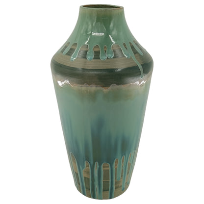 Teal Green Ceramic Vases