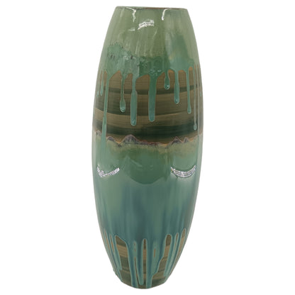 Teal Green Ceramic Vases
