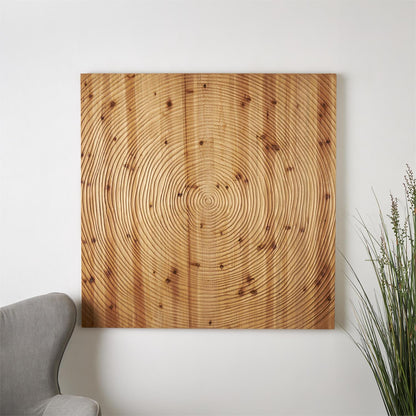 Handmade Wood Spiral Wall Decor