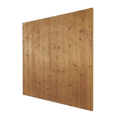 Handmade Wood Spiral Wall Decor