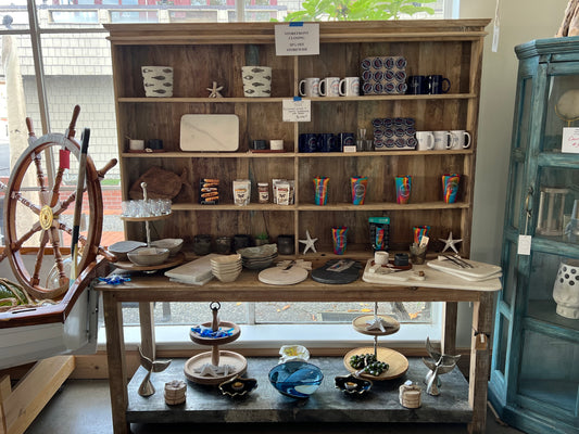 Reclaimed Wood & Metal Sideboard with Hutch*