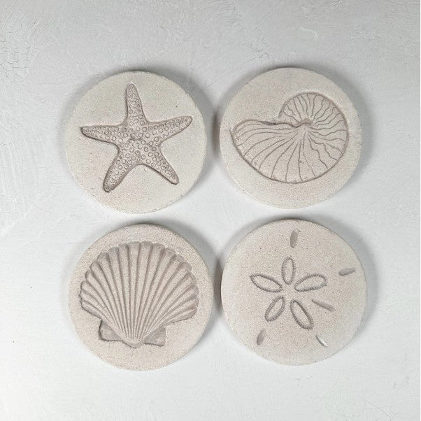 Shoreline Stoneware CoasterSet