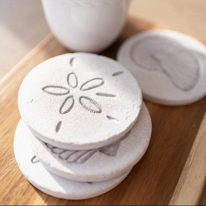 Shoreline Stoneware CoasterSet