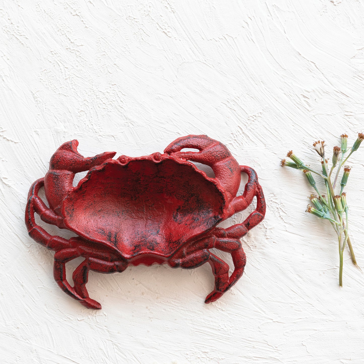 Red Crab Dish, Cast Iron