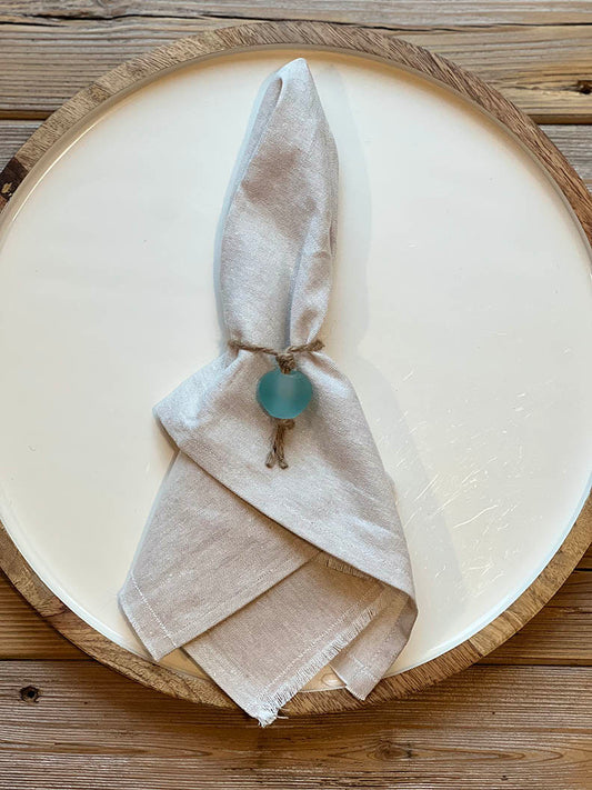 Recycled Glass Ornaments/Napkin Ring