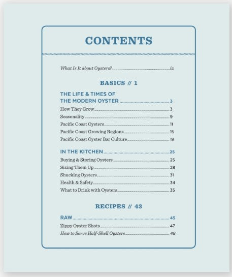Oysters Cookbook by Cynthia Nims