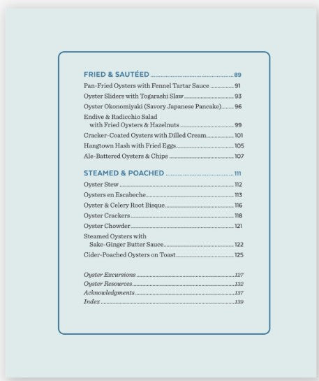 Oysters Cookbook by Cynthia Nims