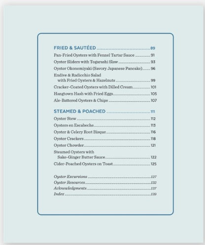 Oysters Cookbook by Cynthia Nims