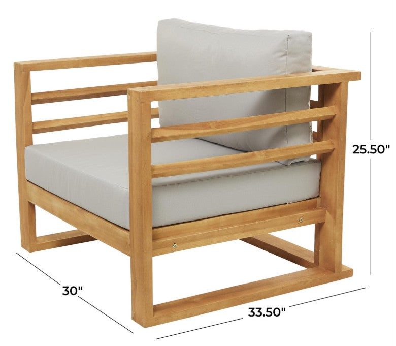 Teak Patio Chairs - Set of 2