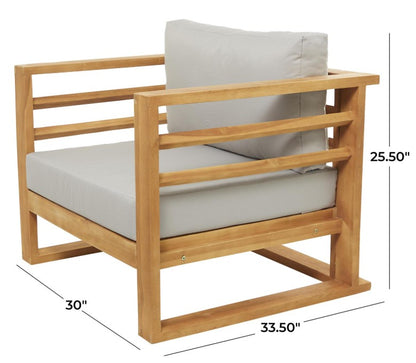 Teak Patio Chairs - Set of 2