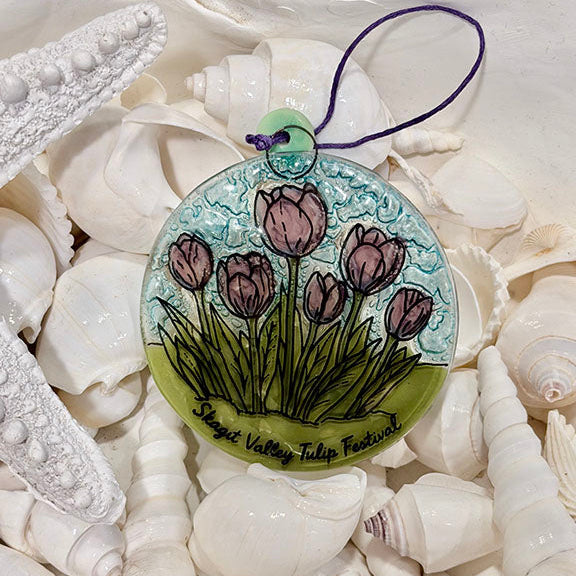 2026 Tulip Glass Ornament/Sun-Catcher