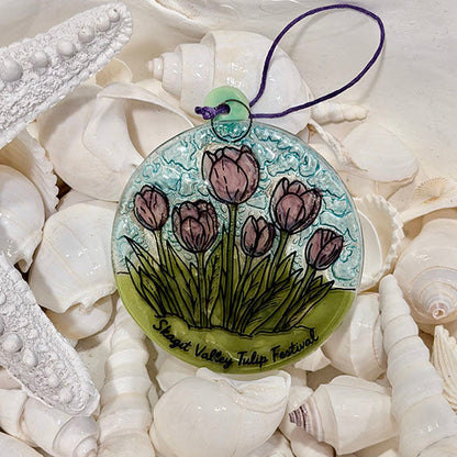 2026 Tulip Glass Ornament/Sun-Catcher