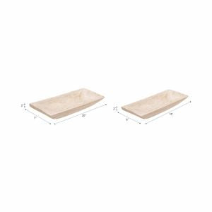 White Wooden Trays