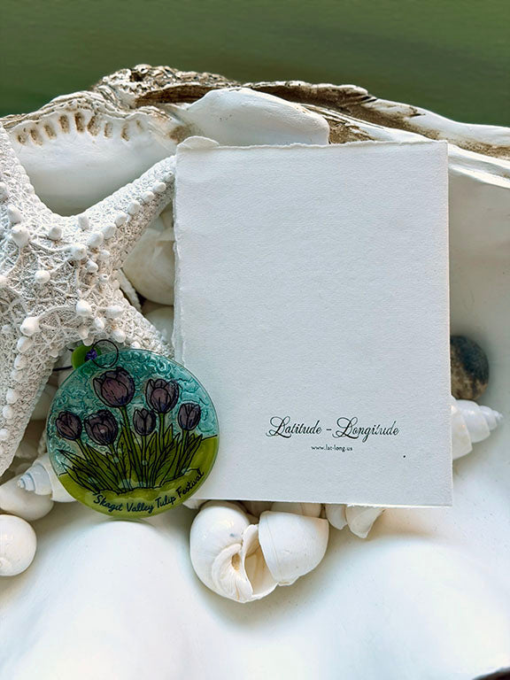 Embossed Tulip Cards 4pk