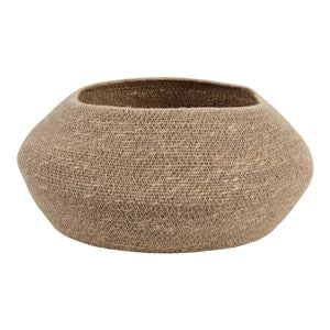 Woven Jute Brown Basket