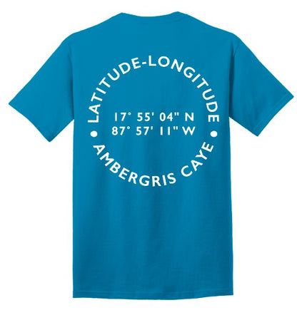 Belize Lat-Long T-shirt