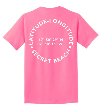 Belize Lat-Long T-shirt