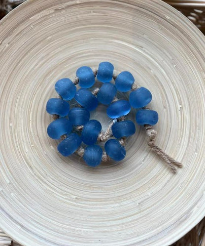 Garland of Recycled Glass Beads