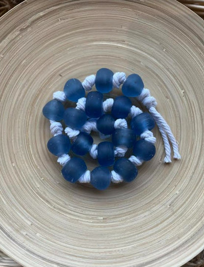 Garland of Recycled Glass Beads