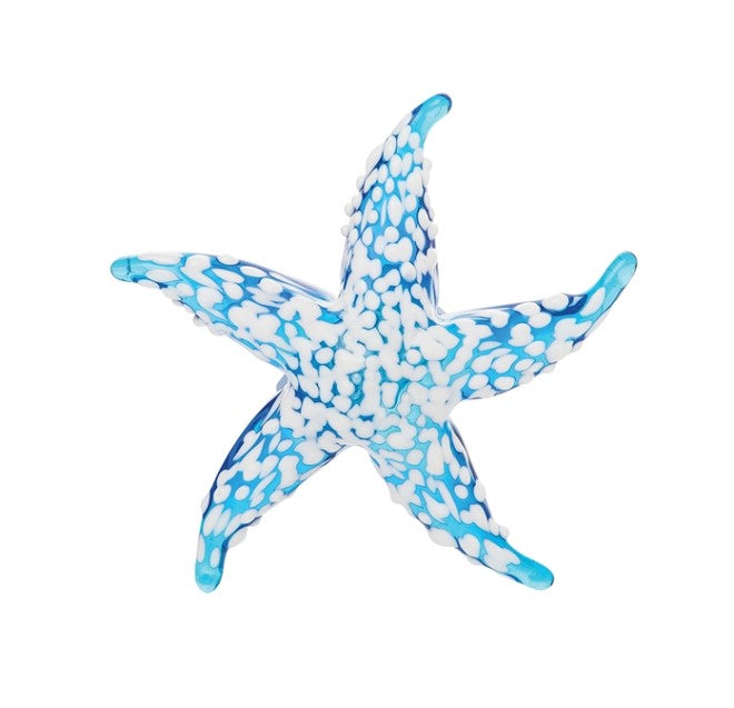 Starfish Glass Art - Blue