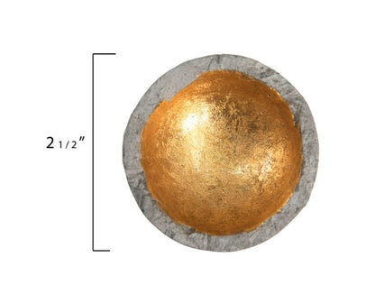 Gold Cement Bowl