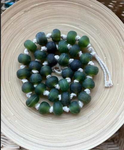 Garland of Recycled Glass Beads