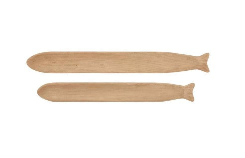 Fish Long Wood Tray