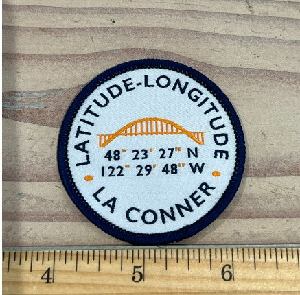 Lat-Long Logo Patch