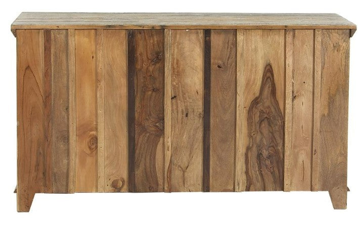 Reclaimed Wood Rustic Six Drawer Cabinet Sideboard