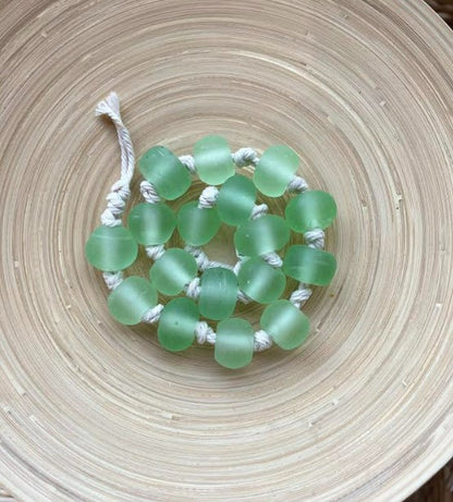 Garland of Recycled Glass Beads