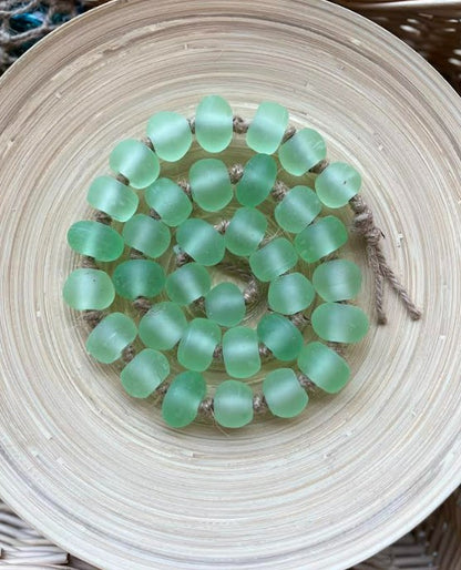 Garland of Recycled Glass Beads