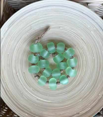 Garland of Recycled Glass Beads