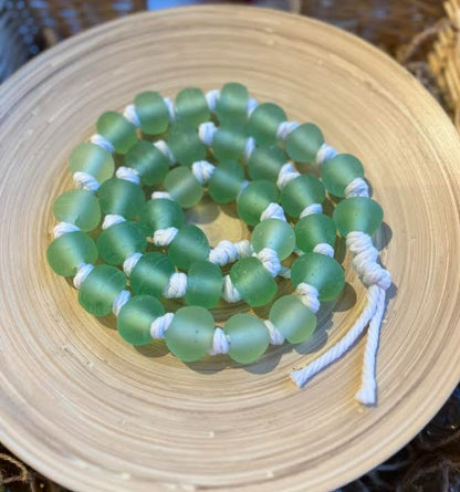 Garland of Recycled Glass Beads