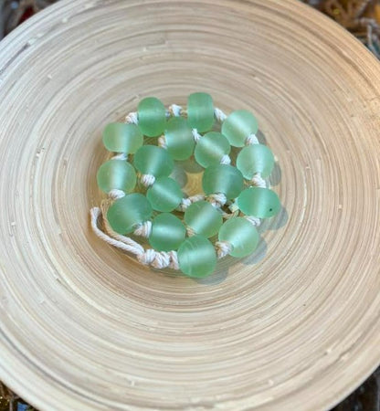 Garland of Recycled Glass Beads