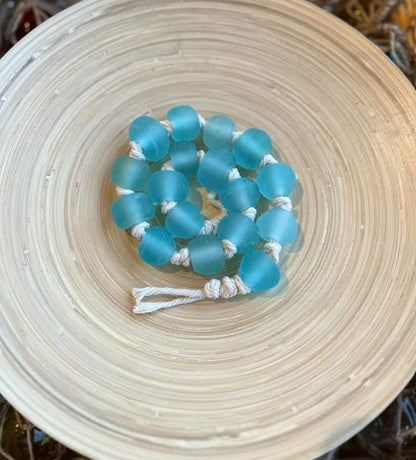 Garland of Recycled Glass Beads